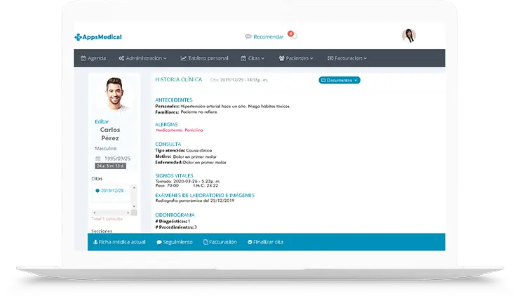 Software especializado en salud